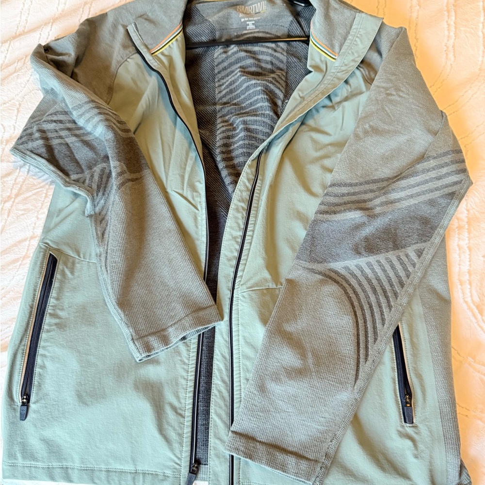 Smartwool Gray Jacket with Colorful Accents